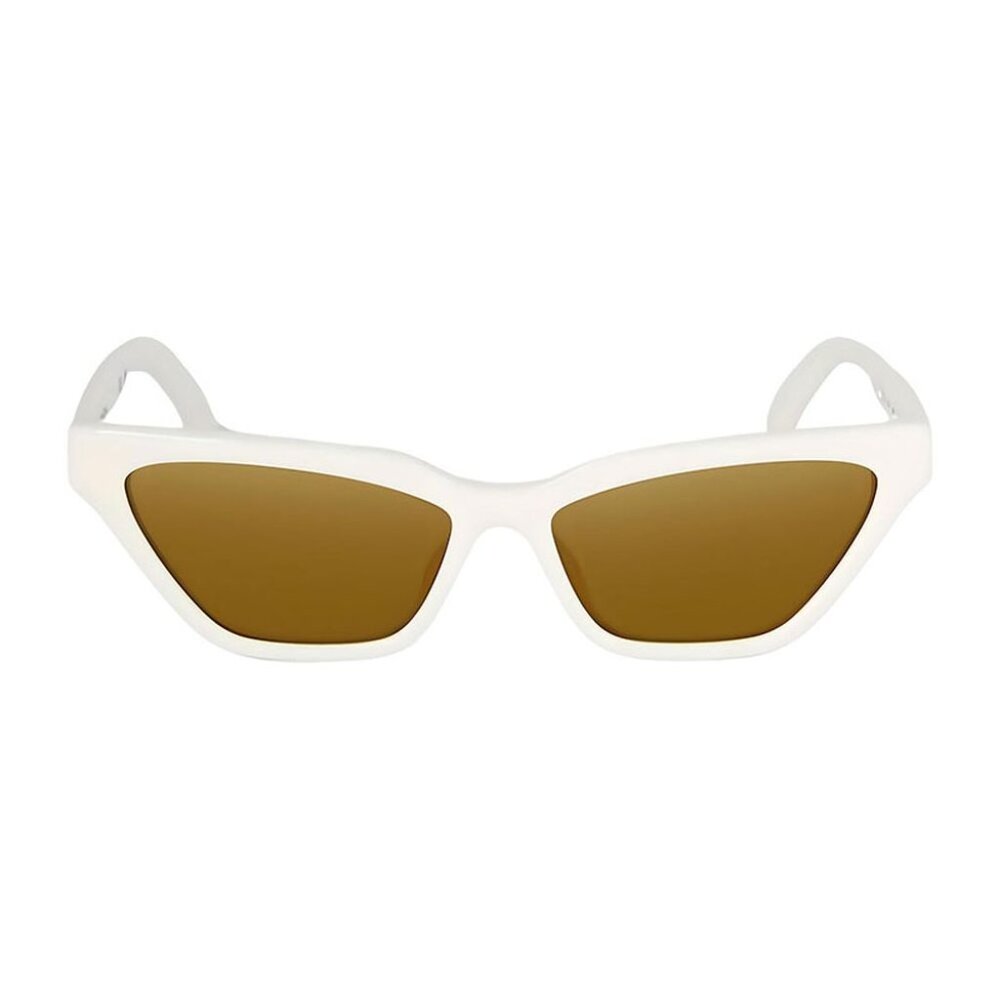 NEW OFF-WHITE SUNGLASSES OERI13B OFF-WHITE MADISON 0176 WHITE/GOLD MIRROR - Picture 2 of 3